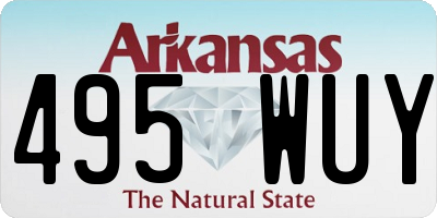 AR license plate 495WUY