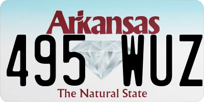 AR license plate 495WUZ