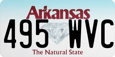 AR license plate 495WVC