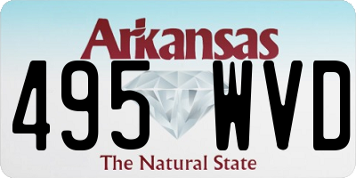 AR license plate 495WVD