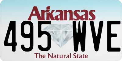 AR license plate 495WVE