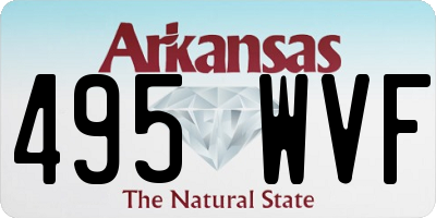 AR license plate 495WVF