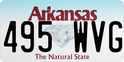 AR license plate 495WVG
