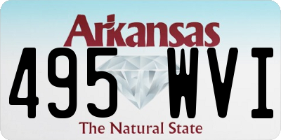 AR license plate 495WVI
