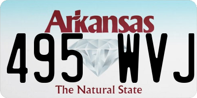 AR license plate 495WVJ