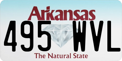 AR license plate 495WVL