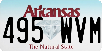 AR license plate 495WVM