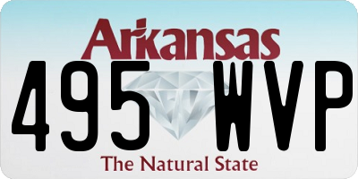 AR license plate 495WVP