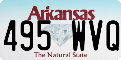 AR license plate 495WVQ