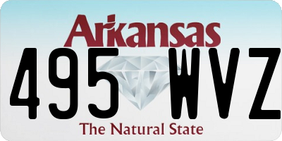 AR license plate 495WVZ