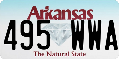 AR license plate 495WWA