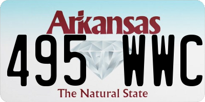 AR license plate 495WWC