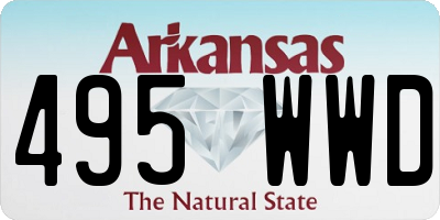 AR license plate 495WWD