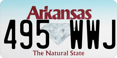 AR license plate 495WWJ