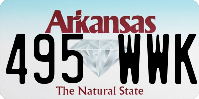 AR license plate 495WWK