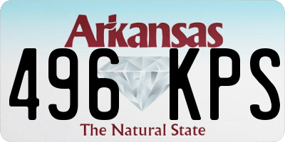 AR license plate 496KPS