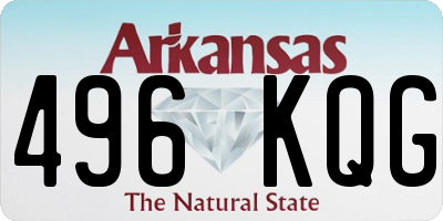 AR license plate 496KQG