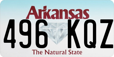 AR license plate 496KQZ