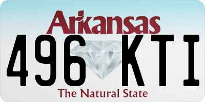 AR license plate 496KTI