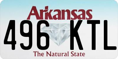 AR license plate 496KTL