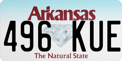 AR license plate 496KUE