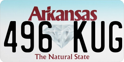 AR license plate 496KUG