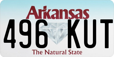 AR license plate 496KUT