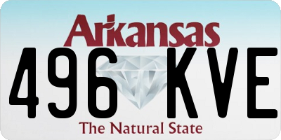 AR license plate 496KVE