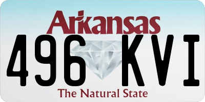 AR license plate 496KVI