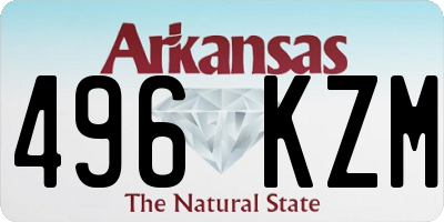 AR license plate 496KZM