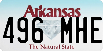 AR license plate 496MHE