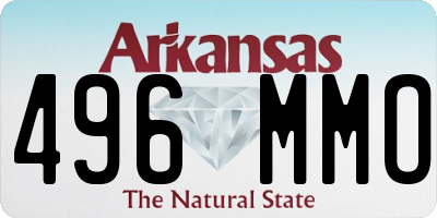 AR license plate 496MMO