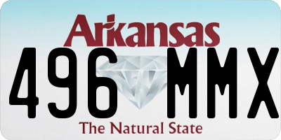 AR license plate 496MMX