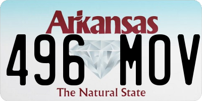 AR license plate 496MOV