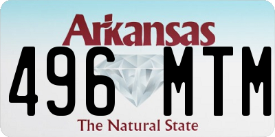 AR license plate 496MTM