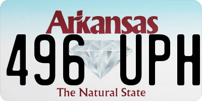 AR license plate 496UPH