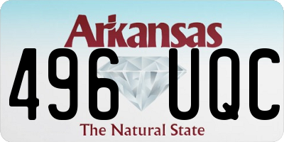 AR license plate 496UQC