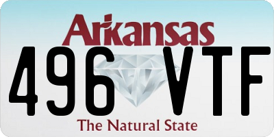 AR license plate 496VTF