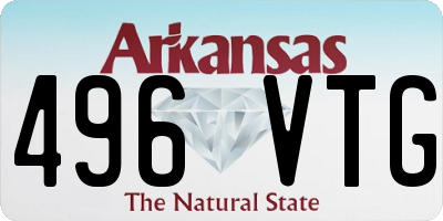 AR license plate 496VTG