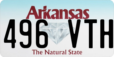 AR license plate 496VTH
