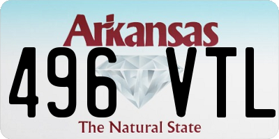 AR license plate 496VTL