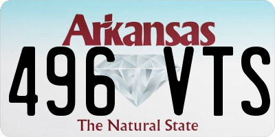 AR license plate 496VTS