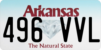 AR license plate 496VVL