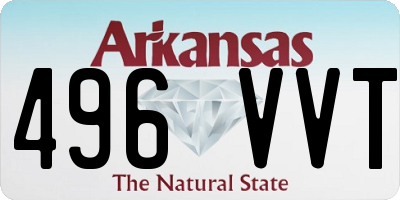 AR license plate 496VVT