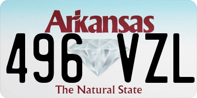 AR license plate 496VZL