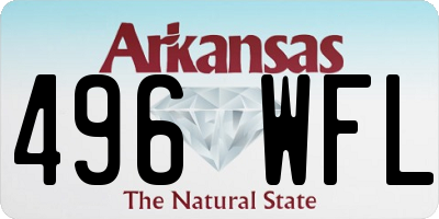 AR license plate 496WFL