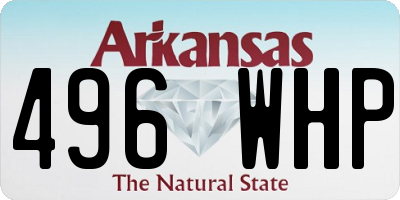 AR license plate 496WHP