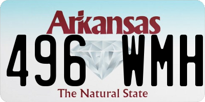 AR license plate 496WMH