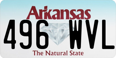AR license plate 496WVL