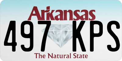 AR license plate 497KPS